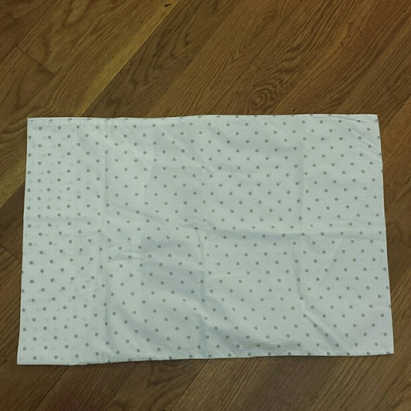 Pottery Barn Kids Accessories Pottery Barn Pillowcase Gray Polka